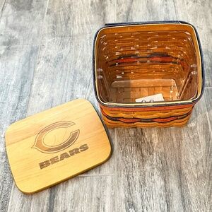 Longaberger 2009 Chicago Bears NFL Football TV Time Basket